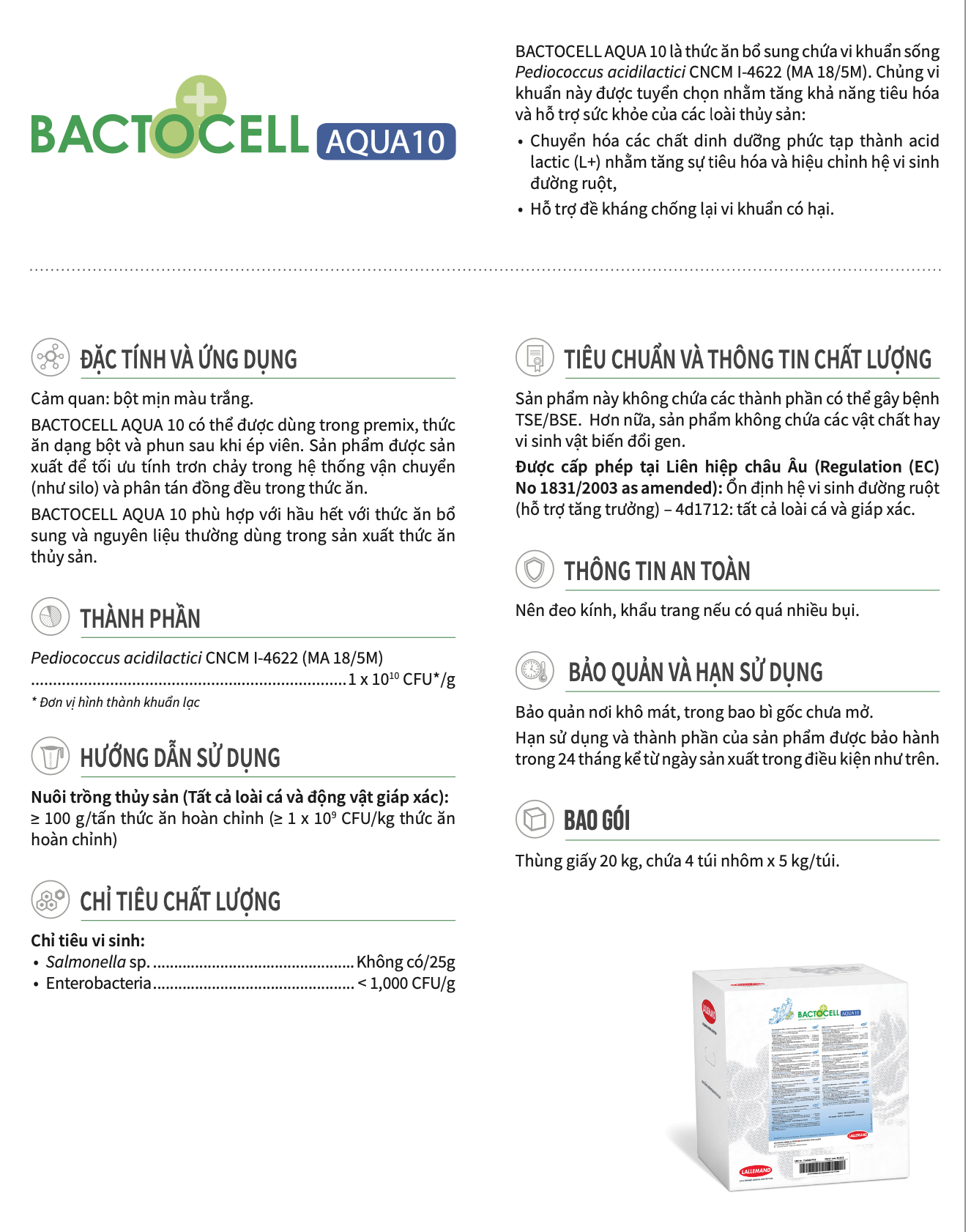 BACTOCELL AQUA 10 4